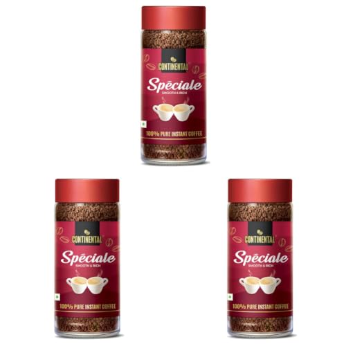 Image of CONTINENTAL SPECIALE Coffee Granules 200gm Jar | 100% Pure Instant Coffee Powder (Pack of 3)
