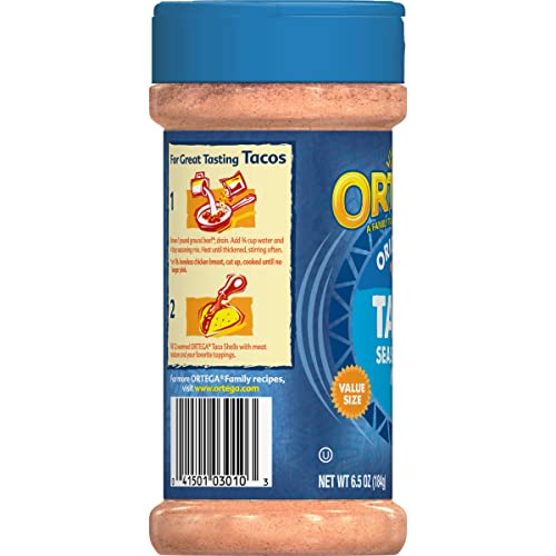 Image of Ortega Seasoning Mix, Taco Seasoning, 6.5 Ounce (Pack of 2)
