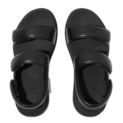 Image of FitFlop F-Mode Go Adjustable Flatform Back-Strap Sandals