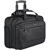 KROSER Rolling Laptop Bag for Men Women, Rolling Laptop Wheeled Briefcase for Business Fits Up to 17.3 Inch Laptop, Water-Repellent Wheeled Computer Bag Roller Case with RFID Pockets for Travel