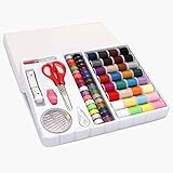 HALOVIE Hilos de Coser de Poliéster 100pcs Juego de Hilos Bobinas Surtidas Multicolor Conjunto de Hilos Costura Herramienta de Bricolaje para Bordado Tejido, Costura a Mano, Maquina Coser