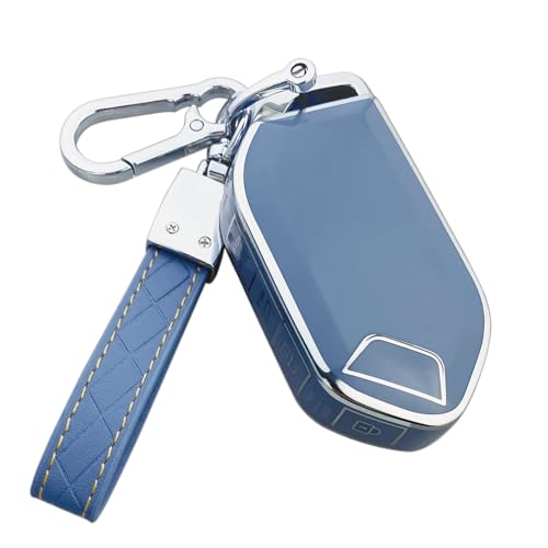 Coque de clé pour Kia EV5 en finition bleue : l'accessoire intérieur élégant et protecteur