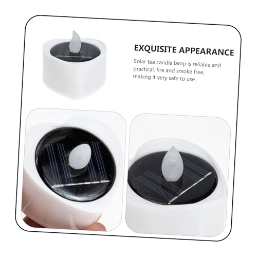Velas solares LED para jardín GANAZONO impermeables pack de 6 7