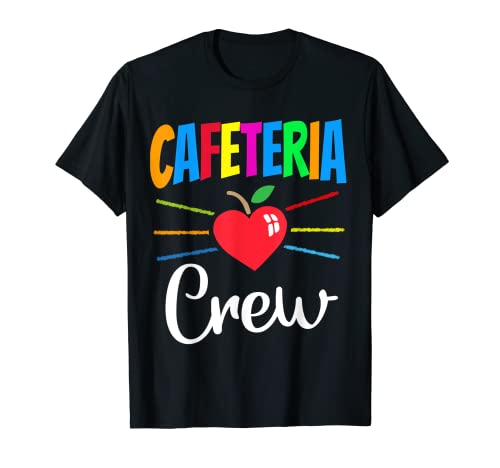 Worker Apreciación almuerzo señora Tee Thank You Cafeteria Crew Camiseta