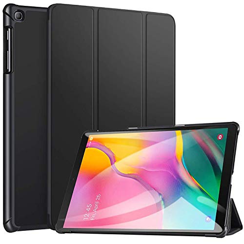 Case for Samsung Galaxy Tab A 10.1 2019, Ultra Slim Lightweight Trifold  Stand Smart Folio Case Hard Cover for Samsung Tab A 10.1 Inch Tablet SM-T510/SM-T515  2019 Release - Black: Buy Online
