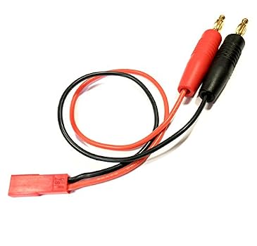 Câble De Charge Lipo Avec Fiche JST - 30 Cm - Fiches Banane 4mm - Pour Chargeurs Imax - Modélisme RC