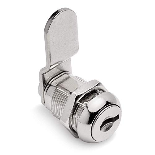 Westway Locks 7/8" Disc Tumbler Cam Lock – Premium Lock With 2 Keys, 1 1/4" Cam And Offset Cam Lock - Cabinet Lock, Drawer Lock, Rv Compartment Lock, File Cabinet Lock #TOP7