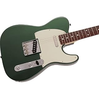 Fender Made in Japan Traditional II 60s Telecaster RW Aged Sherwood Green Metallic – Guitare Électrique - Les Beatles, Paul McCartney, John Lennon, RIngo Starr, George Harrison Fender Made in Japan Traditional II 60s Telecaster RW Aged Sherwood Green Metallic - Guitare Électrique – Image 5