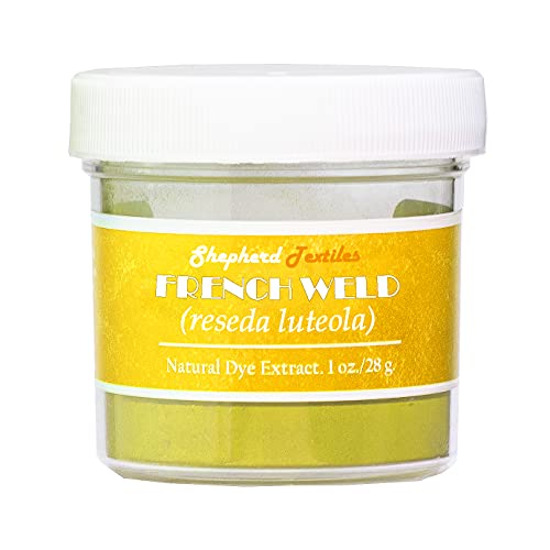 Shepherd Textiles French Weld Extract Natural Dye, 1 Oz. #TOP6