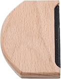 Brauner Kaschmirkamm, Pullover, Rasierer, Wollkamm, Strickwaren, Kamm, Holz, Fusselentferner, manuelle tragbare Bürste, Reinigungswerkzeug, Bügelzubehör