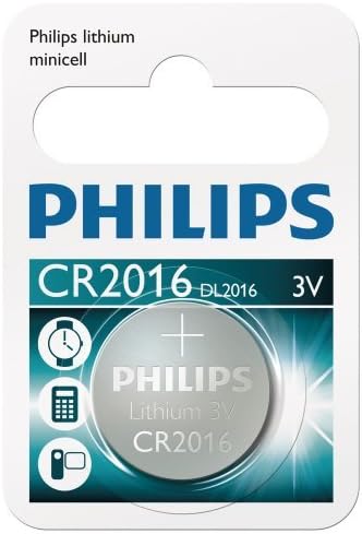 Philips CR2016 - Pile CR2016 Li 75 mAh (CR201601B)