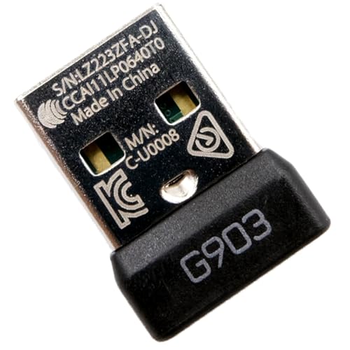NoirVogel New USB Dongle Mouse Receiver Adapter Replacement for Logitech G903 Lightspeed Wireless Gaming Mouse