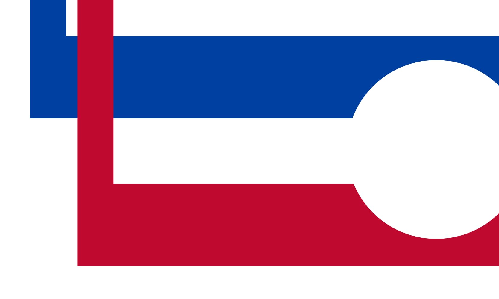 Drapeau Longmont Colorado horizontal grand pavillon américain 1.35m²