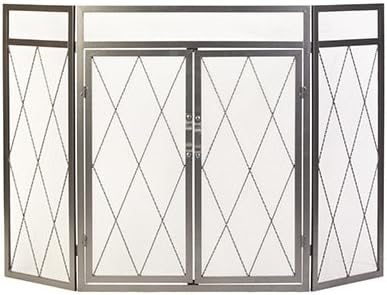 15195 3Panel Iron Goth Screen