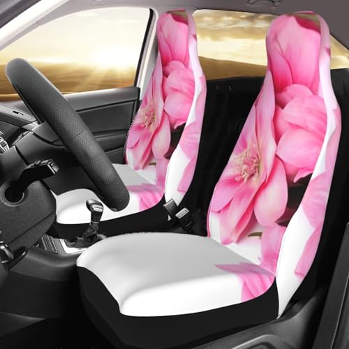 Housses de siège de voiture imperméables motif floral rose antidérapant