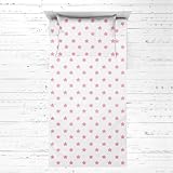 Bacati Stars Muslin 3 Piece Toddler Bedding Sheet Set, Pink