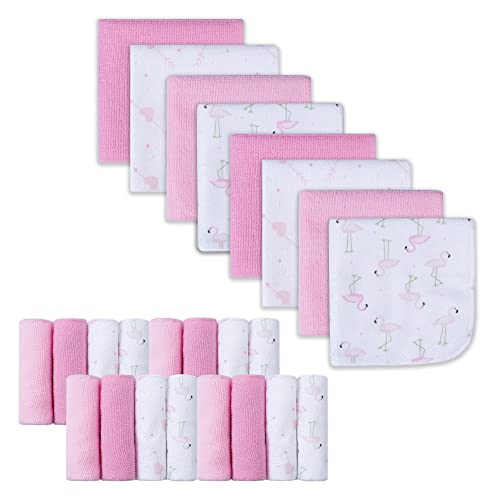 Image of Softan Baby Washcloths, 24Pack Baby Wash Cloths Extra Soft & Ultra Absorbent, Baby Towels and Washcloths Face Towel Unisex for Boys Girls Face & Body, Washclothes Gentle on Sensitive Skin, 9''x 9''