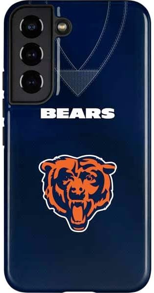 Skinit Pro Phone Case Compatible with Galaxy S22 - Officially Licensed NFL Chicago Bears - Alternate Distressed Design