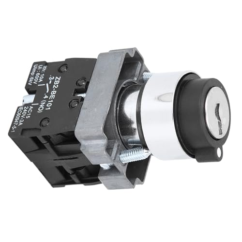 Interruptor de Bloqueio Com Chave, 2 Posições, Antioxidante, Boa Condutividade, Bloqueio de Interrup