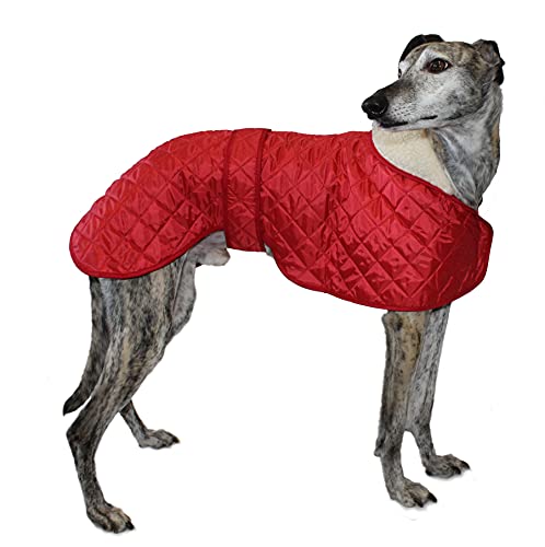 Cosipet Greyhound Anorak Nylon Coat, 51 cm, Red