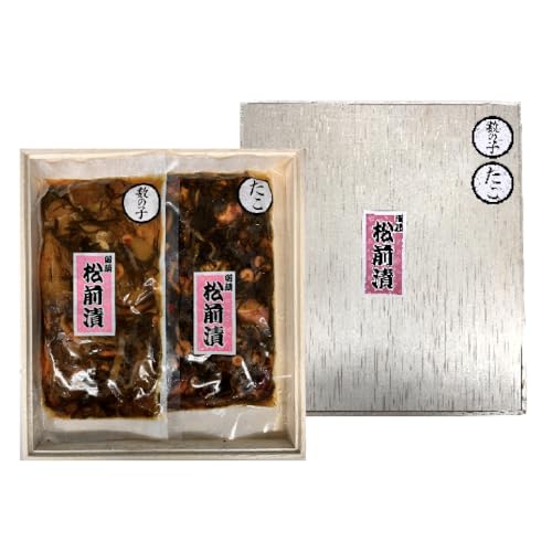 北海道 松前漬け 2種セット(数の子松前漬180g×1・たこ松前漬180g×1) 数の子 たこ 昆布 いか 保存食 酒の肴 つまみ ごはんのお供 珍味 おせち お中元 お歳暮