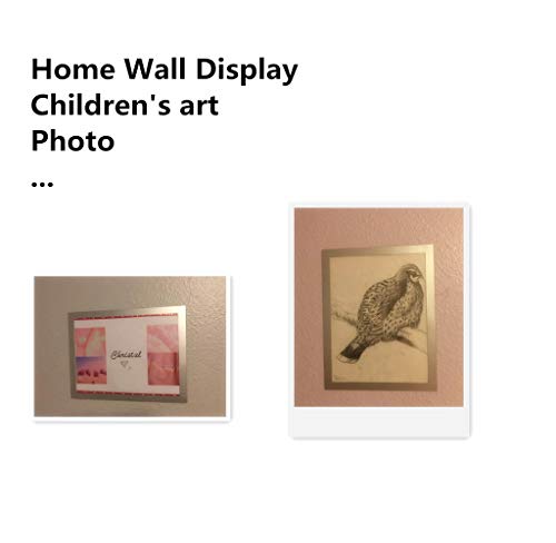 Mfoffice Window Sign Holder 8.5X11'' - Plastic Picture Frames - Double Sided And Adhesive For Wall/Door/Refrigerator/Cupboard Display Frame,Silver,Pack Of 2 #TOP6