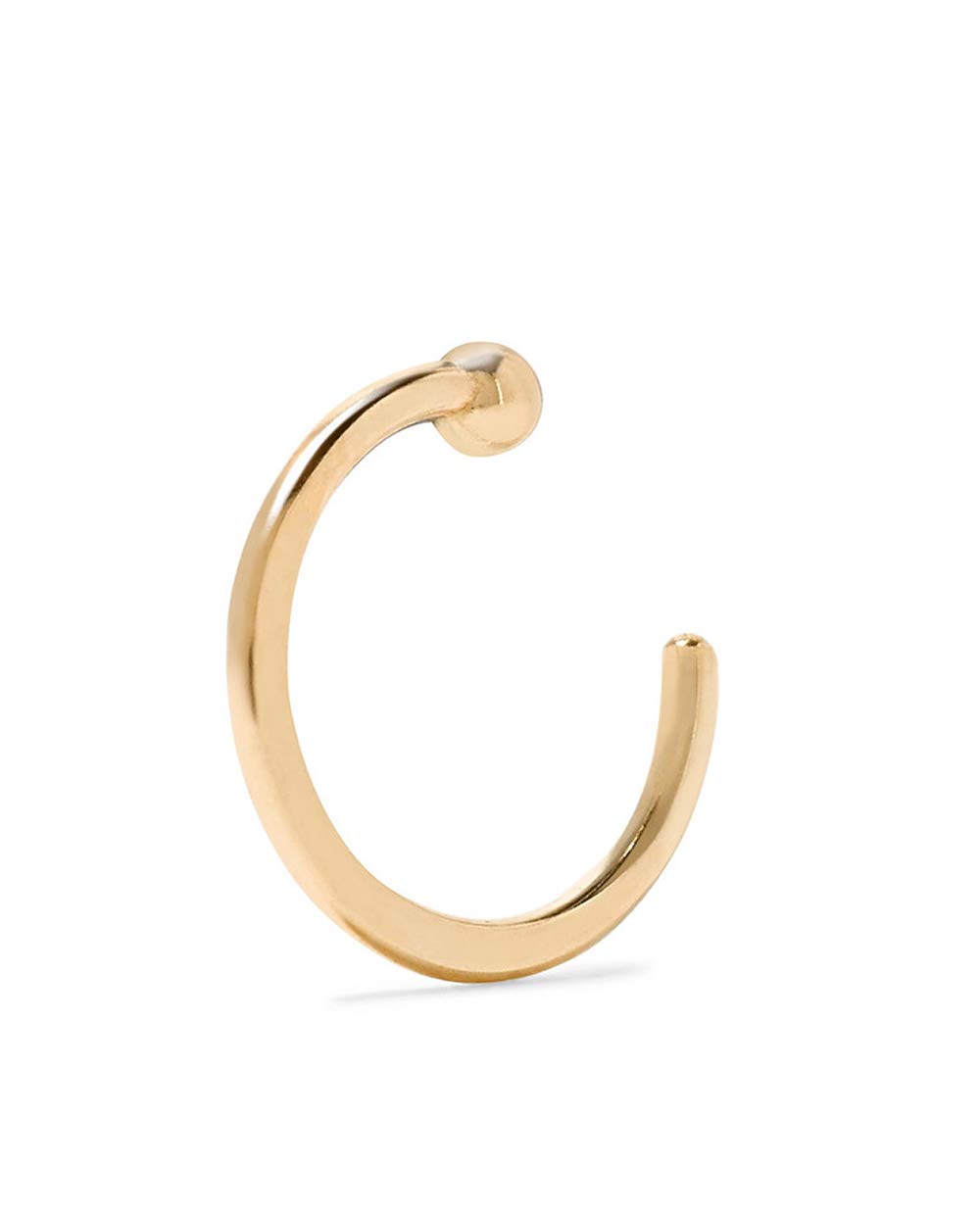 Melissa Joy Manning 14k Gold Classic Hug Hoop Earrings