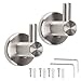 Ganchos de Pared Resistente ETSAMOR 2 pcs Ganchos para Toallas de Baño del Acero Inoxidable Colgador de Abrigo Sombrero en Cocina y Oficina con Tornillo