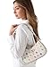 Imagen de GUESS bolso de hombro Emelie Logo Top Zip Shoulder Bag Multi Logo blanco