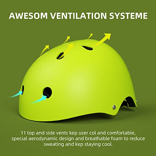 Kids Bike Helmet Toddler Helmet Ages 3-8 Years Old Toddler Bike Helmet Girls Boys Bike Helmet Adjustable And Multi-Sport Safety For Cycling Skating Scooter (Yellow Small) #TOP4