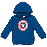 Marvel Vengadores Capitán América Polar Sudadera con Capucha