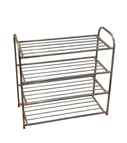 Image of Stainless Steel Shoe Rack, Multipurpose Rack, Multilayer (Sturdy Rack 4 Big self)