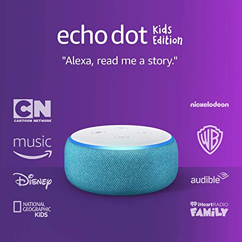 Echo Dot (3rd Gen) Kids Edition, an Echo designed for kids with parental controls - Blue