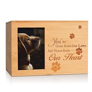 Namvo BZ02237 Haustierurne mit Fotorahmen