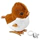 VOSSOT Kinder Weihnachten Aufziehspielzeug,Ostern Aufzieh Huhn Spielzeug,Spatz Figur Plüschtier,Weihnachts-Aufziehspielzeug für Kinder & Erwachsene für Ostern und Kindergeburtstage