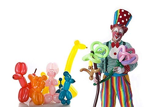Koogel 400Pcs 260Q Twisting Animal Balloons Assorted Color Thickening Latex Twisting Modeling Long Magic Balloons For Animal Shape Weddings, Birthdays Clowns, Xmas Presents #TOP2