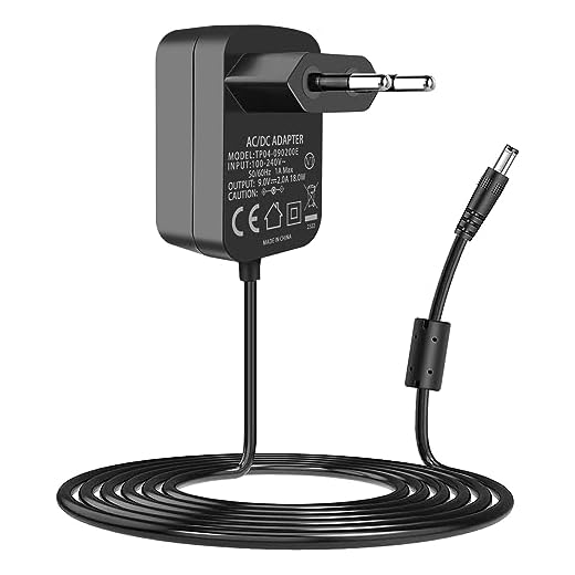 TKDY Adattatore di alimentazione CA 9V 2A per pedale effetto BOSS Roland PSB-1U PSB1U e chitarra multieffetto BOSS Roland GT-10 GT-10B BCB-60