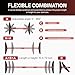 Stair Tread Gauge Template Tool, 8-72 Inches Adjustable Aluminum Alloy Stair Measuring Jig for Accurate Stair Measurement,Includes Storage Bag