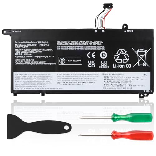 L19L3PDA L19D3PDA Akku Kompatibel mit Lenovo ThinkBook 14 15 (G2 ITL, G3 ACL, G2 Are, G3 ITL, G4 ABA) Serie, L19M3PDA L19C3PDA, 11,52V 45Wh