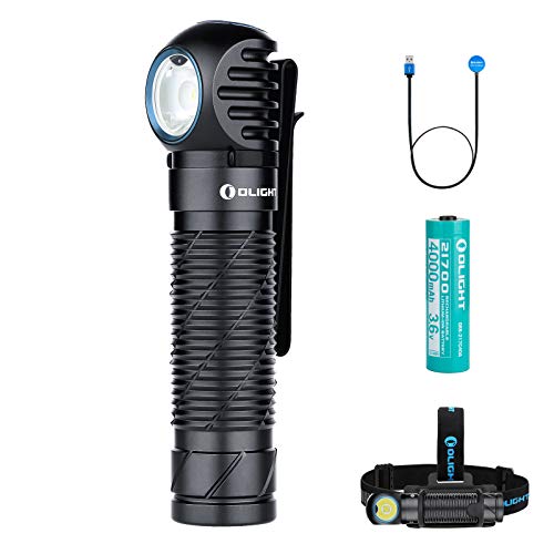 Olight Perun 2 MultiFunctional Right Angle Headlight 2500 Lumens MCC