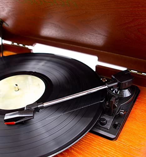 Lauson XVI11 Tourne-Disque Vinyle Vintage | Tourne Disque Bluetooth | Platine Vinyle | Lecteur Vinyle avec CD et… - Les Beatles, Paul McCartney, John Lennon, RIngo Starr, George Harrison Lauson XVI11 Tourne-Disque Vinyle Vintage | Tourne Disque Bluetooth | Platine Vinyle | Lecteur Vinyle avec CD et… – Image 5