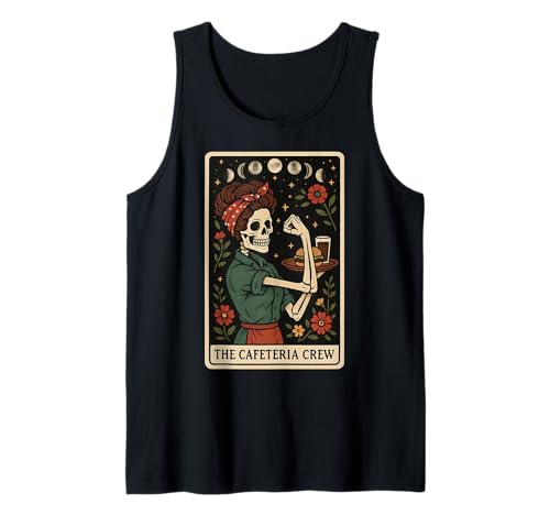 Carta de Tarot The Cafeteria Crew Cafeteria Worker Lunch Lady Camiseta sin Mangas