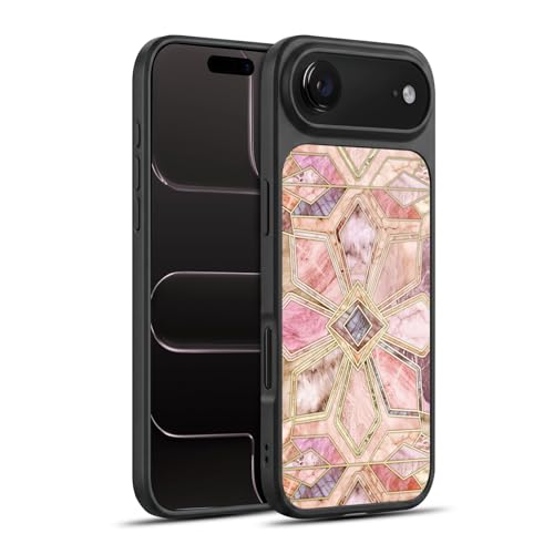 Coque Apple iPhone 17 Air Micklyn Le Feuvre tuiles pierre dorées marbre antichoc