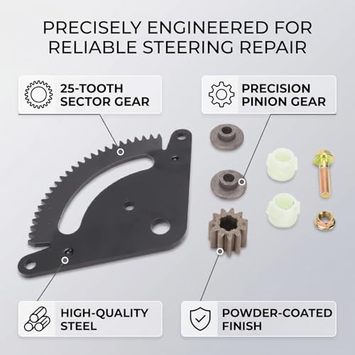 Kit de engranaje de dirección de 25 dientes conjunto bujes para tractor 7