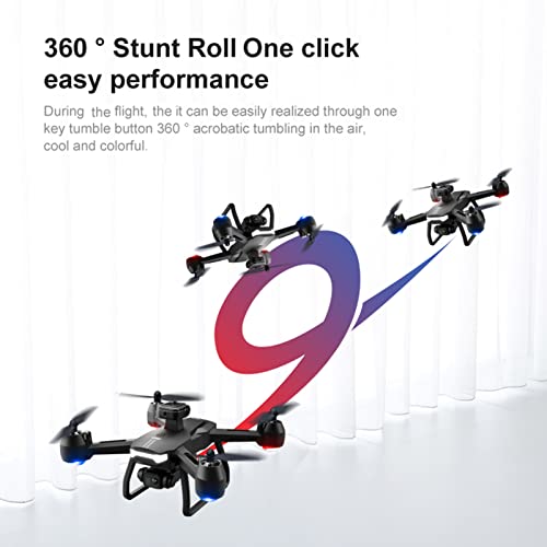 Drones with Camera for Adults 6K Foldable Headless Drone with Obstacle Avoidance Function Optical Flow Positioning Gesture Photography with Storage Bag 2 Battery - Image 6