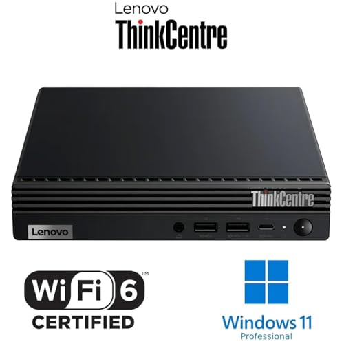 Image of Lenovo ThinkCentre M70q Gen 4 MFF 1L Tiny PC Mini Business Desktop Computer, 13th Gen Intel 16-Core i7-13700T, 16GB DDR4 RAM, 512GB PCIe SSD, WiFi 6, RJ-45, HDMI, DP Port, KB & Mouse, W11P