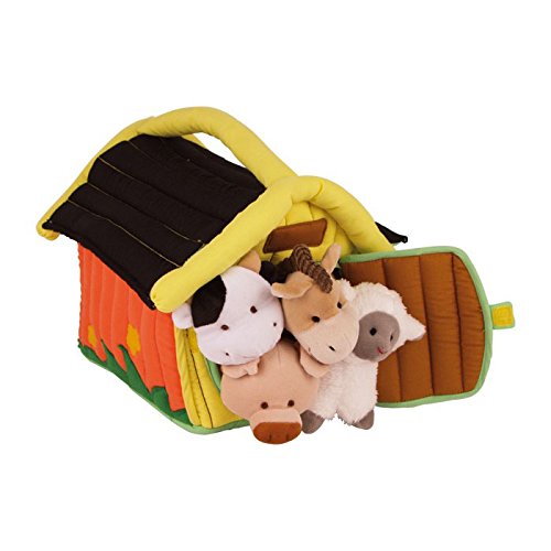 small foot Company 5538 Textil“ kuschelig weich, mit supersüßen Bauernhof-Tieren in Einer Tragetasche Spielzeug – Bild 3