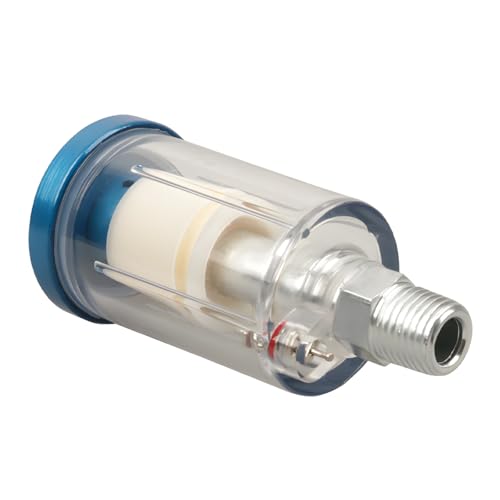 Adunsiaoto Wasser Öl Separator Filter,Air Compressor Water Oil Separator, In-Line Öl Wasserabscheider Filter, Universal Airbrush Filter Feuchtigkeitsabscheider Für Druckluftwerkzeuge Spritzpistolen