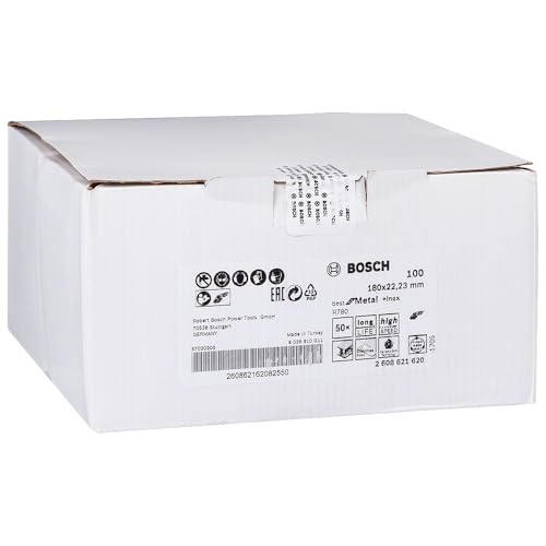 Bosch Zubehör 2608621620 Fiber R780 Best Metall und Edelstahl 180 mm G100