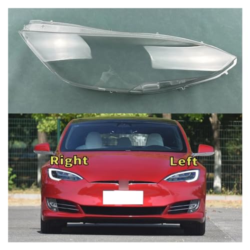 Couvercle de phare avant brisé : Solution de remplacement droit pour Tesla Model S - 2